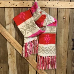 Old Navy colorful winter knit scarf